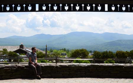 View from the Lodge Entryway